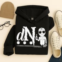 DN Drunk Neighbor 3Dot Logo (C) The Lit Texan (Dark) Hoodie