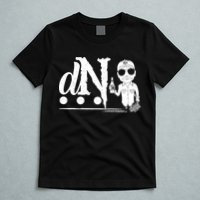 DN Drunk Neighbor 3Dot Logo (C) The Lit Texan (Dark) T-Shirt