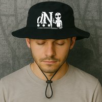 DN Drunk Neighbor 3Dot Logo (C) The Lit Texan (Dark) Bucket Hat