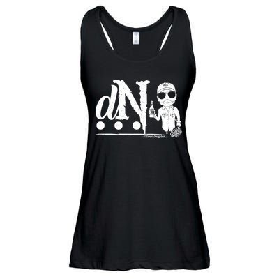 DN Drunk Neighbor 3Dot Logo (C) The Lit Texan (Dark) Ladies Essential Flowy Tank