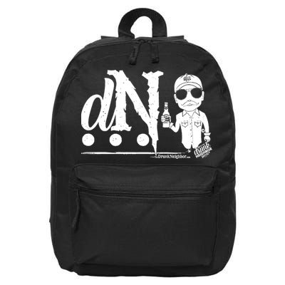 DN Drunk Neighbor 3Dot Logo (C) The Lit Texan (Dark) 16 in Basic Backpack
