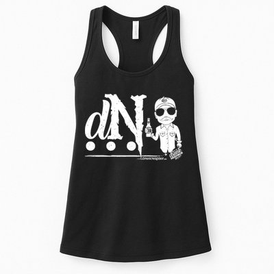 DN Drunk Neighbor 3Dot Logo (C) The Lit Texan (Dark) Womens Tank Top