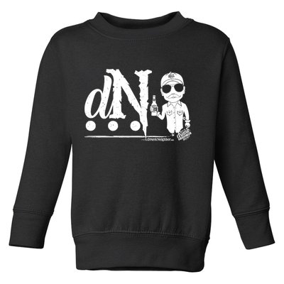 DN Drunk Neighbor 3Dot Logo (C) The Lit Texan (Dark) Toddler Sweatshirt