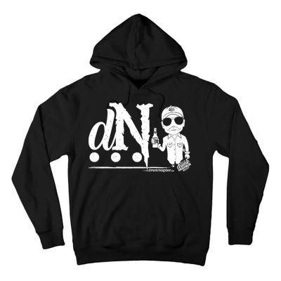 DN Drunk Neighbor 3Dot Logo (C) The Lit Texan (Dark) Tall Hoodie