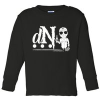 DN Drunk Neighbor 3Dot Logo (C) The Lit Texan (Dark) Toddler Long Sleeve Shirt