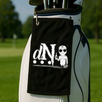 DN Drunk Neighbor 3Dot Logo (C) The Lit Texan (Dark) Golf Towel