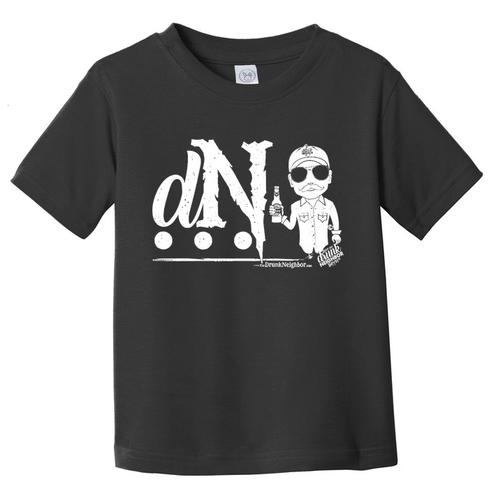 DN Drunk Neighbor 3Dot Logo (C) The Lit Texan (Dark) Toddler T-Shirt