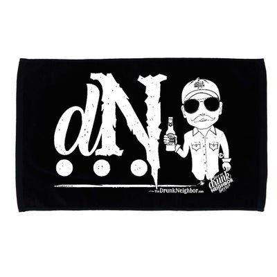 DN Drunk Neighbor 3Dot Logo (C) The Lit Texan (Dark) Microfiber Hand Towel