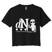DN Drunk Neighbor 3Dot Logo (C) The Lit Texan (Dark) Crop Top