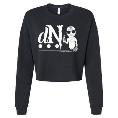 DN Drunk Neighbor 3Dot Logo (C) The Lit Texan (Dark) Cropped Pullover Crew