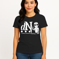 DN Drunk Neighbor 3Dot Logo (C) The Lit Texan (Dark) Womens T-Shirt