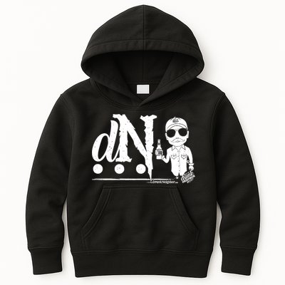DN Drunk Neighbor 3Dot Logo (C) The Lit Texan (Dark) Kids Hoodie
