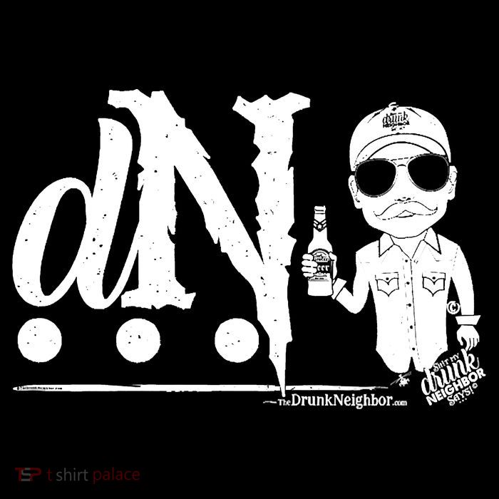 DN Drunk Neighbor 3Dot Logo (C) The Lit Texan (Dark) Zip Tote Bag