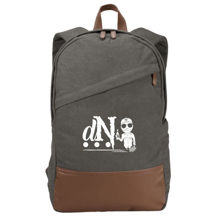 DN Drunk Neighbor 3Dot Logo (C) The Lit Texan (Dark) Cotton Canvas Backpack