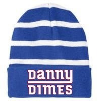 Danny Dimes New York Striped Beanie with Solid Band