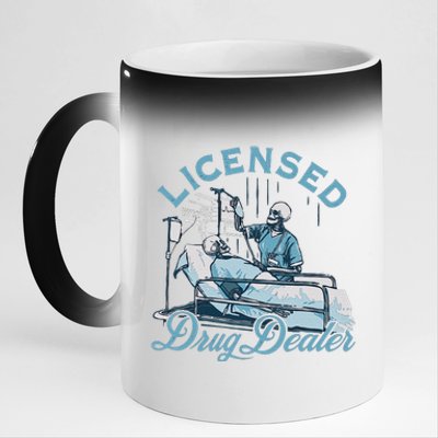 Drug Dealer Nurse Doctor 11oz Black Color Changing Mug