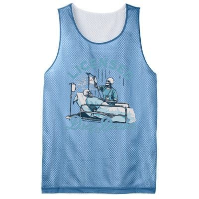 Drug Dealer Nurse Doctor Mesh Reversible Basketball Jersey Tank