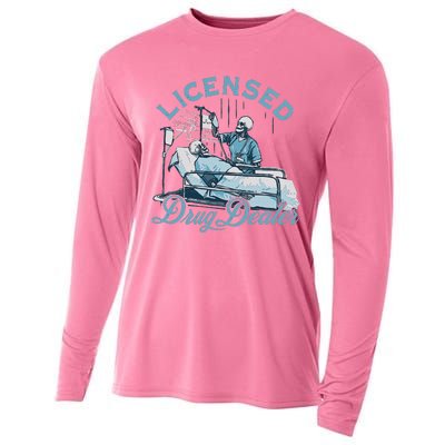 Drug Dealer Nurse Doctor Cooling Performance Long Sleeve Crew