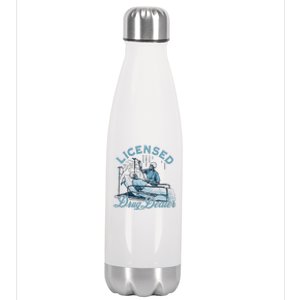 Drug Dealer Nurse Doctor Stainless Steel Insulated Water Bottle