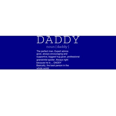 Daddy Definition Noun Grandpa Grandparents Day Funny Gift Bumper Sticker