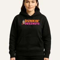 Dunkin Deez Nuts Funny Dunkin Deeznuts Coffee Lover Hoodie