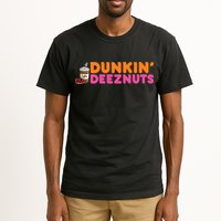 Dunkin Deez Nuts Funny Dunkin Deeznuts Coffee Lover Tall T-Shirt
