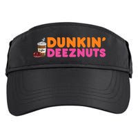 Dunkin Deez Nuts Funny Dunkin Deeznuts Coffee Lover Adult Drive Performance Visor