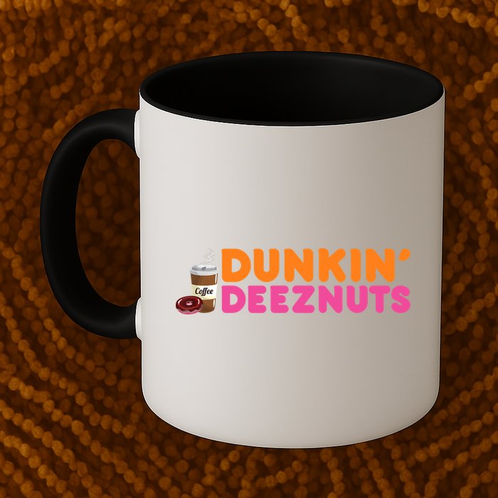 Dunkin Deez Nuts Funny Dunkin Deeznuts Coffee Lover Mug