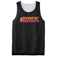 Dunkin Deez Nuts Funny Dunkin Deeznuts Coffee Lover Mesh Reversible Basketball Jersey Tank