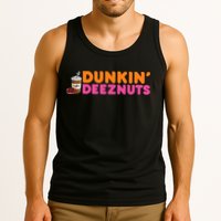 Dunkin Deez Nuts Funny Dunkin Deeznuts Coffee Lover Tank Top