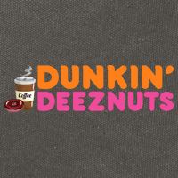 Dunkin Deez Nuts Funny Dunkin Deeznuts Coffee Lover Cotton Canvas Backpack