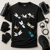 Dragonfly Dragonflies Natural Mosquito Repellent Biting Bugs Performance Shirt