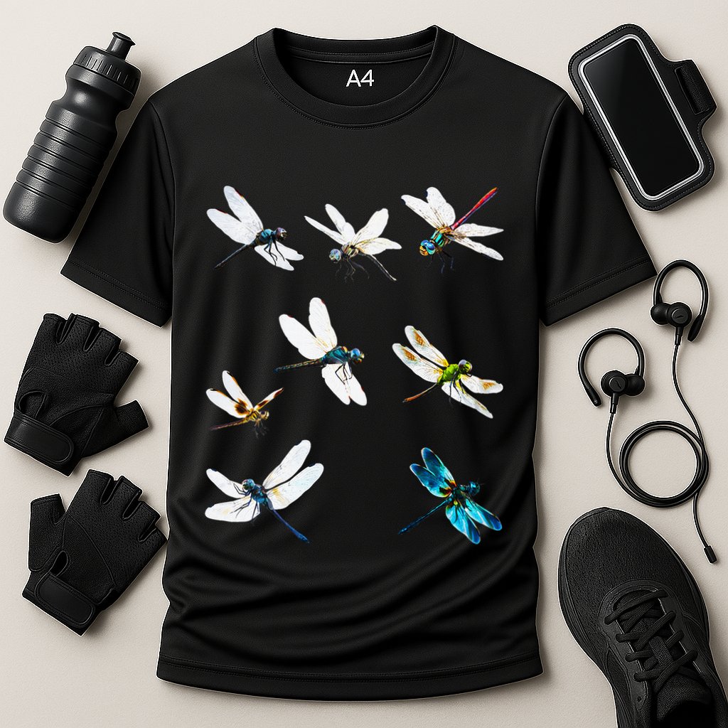 Dragonfly Dragonflies Natural Mosquito Repellent Biting Bugs Performance Shirt