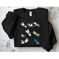 Dragonfly Dragonflies Natural Mosquito Repellent Biting Bugs Sweatshirt