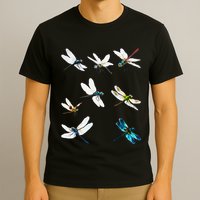 Dragonfly Dragonflies Natural Mosquito Repellent Biting Bugs T-Shirt