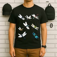 Dragonfly Dragonflies Natural Mosquito Repellent Biting Bugs T-Shirt