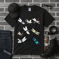 Dragonfly Dragonflies Natural Mosquito Repellent Biting Bugs Tall T-Shirt