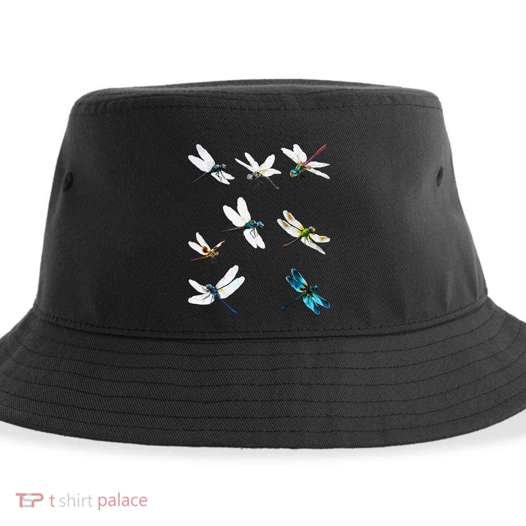 Dragonfly Dragonflies Natural Mosquito Repellent Biting Bugs Sustainable Bucket Hat