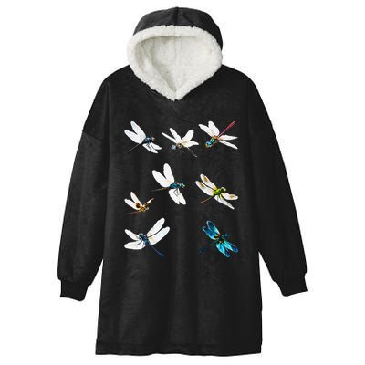 Dragonfly Dragonflies Natural Mosquito Repellent Biting Bugs Hooded Wearable Blanket