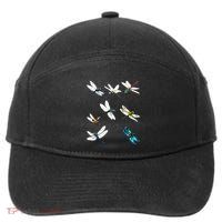 Dragonfly Dragonflies Natural Mosquito Repellent Biting Bugs 7-Panel Snapback Hat