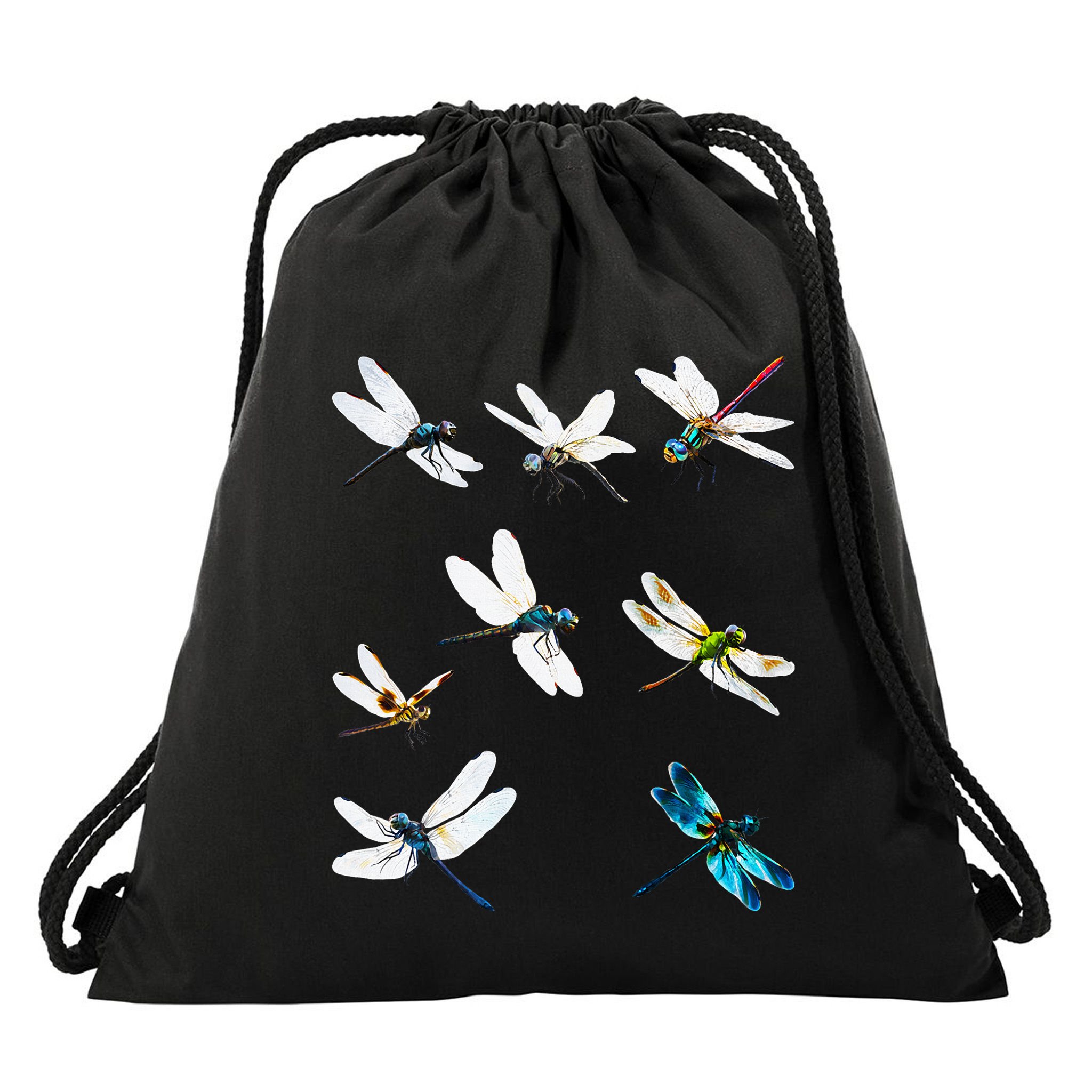 Dragonfly Dragonflies Natural Mosquito Repellent Biting Bugs Drawstring Bag