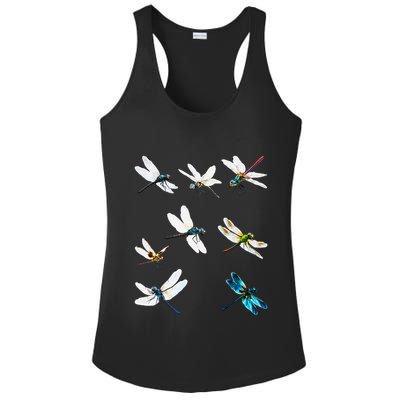 Dragonfly Dragonflies Natural Mosquito Repellent Biting Bugs Ladies PosiCharge Competitor Racerback Tank