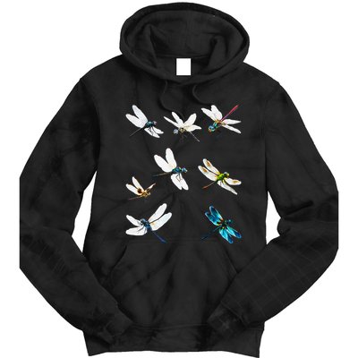 Dragonfly Dragonflies Natural Mosquito Repellent Biting Bugs Tie Dye Hoodie