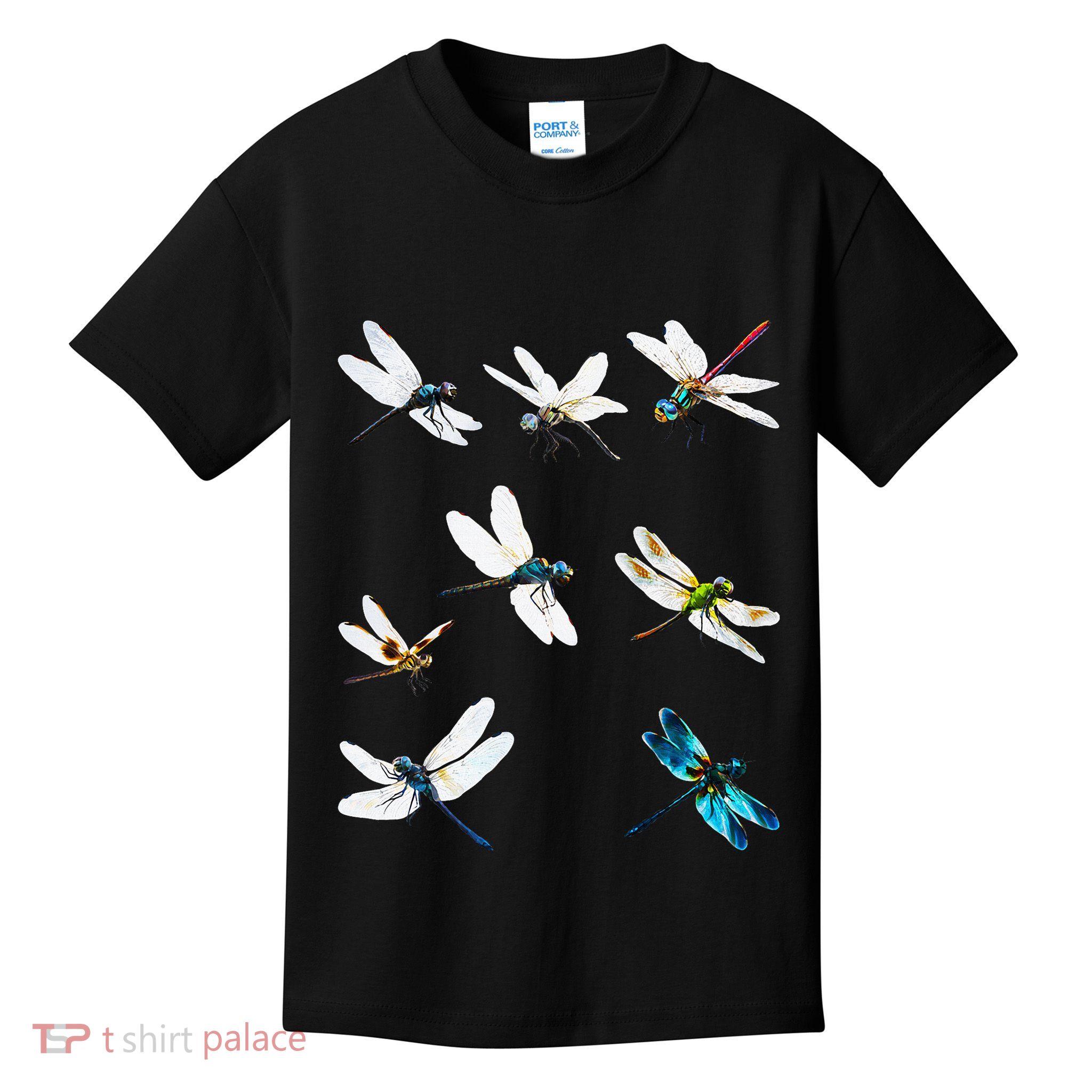 Dragonfly Dragonflies Natural Mosquito Repellent Biting Bugs Kids T-Shirt