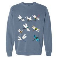 Dragonfly Dragonflies Natural Mosquito Repellent Biting Bugs Garment-Dyed Sweatshirt