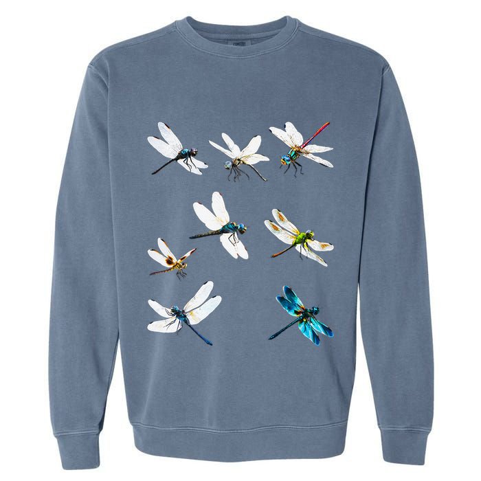 Dragonfly Dragonflies Natural Mosquito Repellent Biting Bugs Garment-Dyed Sweatshirt
