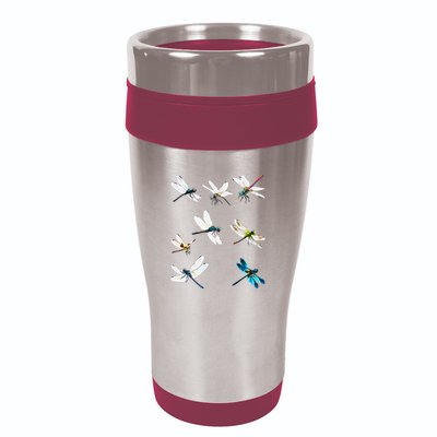 Dragonfly Dragonflies Natural Mosquito Repellent Biting Bugs 16oz Travel Tumbler