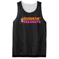 Dunkin Deez Nuts Funny Dunkin Deeznuts Coffee Lover Mesh Reversible Basketball Jersey Tank