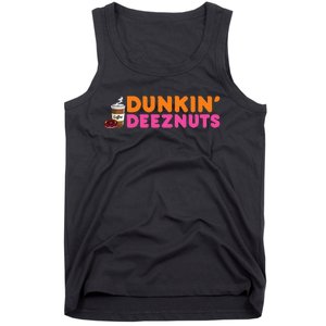 Dunkin Deez Nuts Funny Dunkin Deeznuts Coffee Lover Tank Top