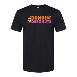 Dunkin Deez Nuts Funny Dunkin Deeznuts Coffee Lover Softstyle CVC T-Shirt